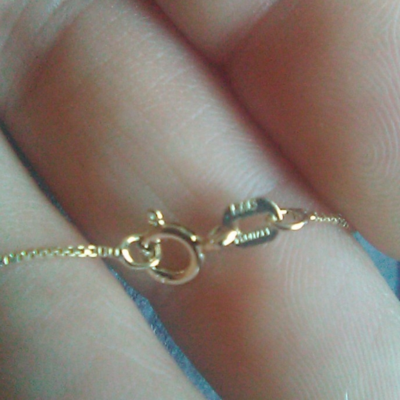 NWT, PRICE FIRM/18KT GOLD OVER S.S HEART NECKLACE - Picture 6 of 15